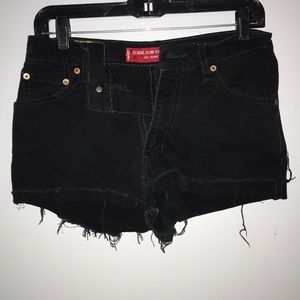 Hand Embroidered Levi’s Shorts